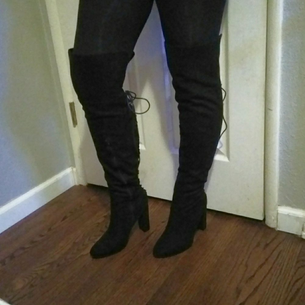 Thigh high boots size 9
